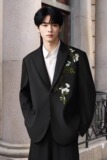 【网48】中山装西服外套男A079-XZ105-P58，男装西服，电商A079