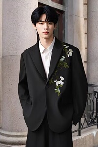 【网48】中山装西服外套男A079-XZ105-P58图片
