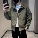 【174】新款2025立领夹克痞帅春秋款男士外套A079-G1592-P57，男装夹克，电商A079