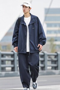 【网26】春季新款日系休闲夹克男立领A079-651-P48图片