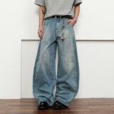 【203】新款潮流时尚牛仔裤文艺ins百搭日系流行A079-K511-P49，男装牛仔裤，电商A079