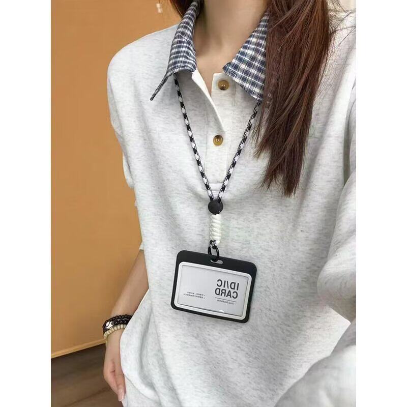 [004]休闲POLO领卫衣男假两件宽松上衣格子领A079-HY06-P39，男装Polo衫，电商A079