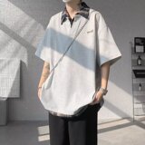 [012]休闲POLO衫短袖男宽松翻领T恤A079-D912-P34，男装T恤，电商A079
