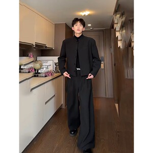 【网45】男士夹克男春秋休闲立领西装外套A079-W74-P58图片