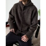 【21】连帽针织衫开衫毛衣A079-M3192-P57，男装针织衫/毛衣，电商A079