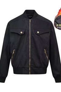 【77】5装夹克男秋冬季做旧宽松外套机车棒球服夹棉A079-JK96-P88图片