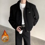 【174】日系复古翻领男装夹克百搭长袖外套A079-G1564夹棉-p61，男装夹克，电商A079
