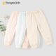 男女宝宝可开裆保暖棉裤 童泰秋冬新款 婴幼儿60克夹棉可爱卡通长裤