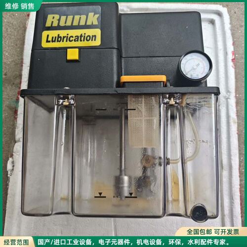 可维修南京润克Runk自动润滑油泵，型号LQ-0.75/100，带
