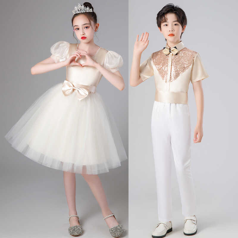 六一诗歌朗诵比赛合唱表演礼服