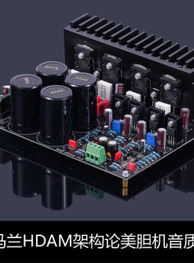 经典再现马兰HDAM甜美人声功放 发烧功放板原装场效应输入管