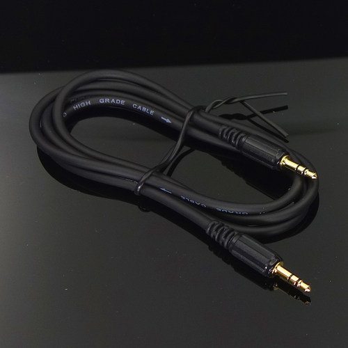 4N无氧铜高品质3.5毫米插头对录线 1米