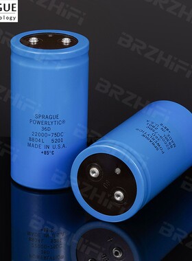 原装美国SPRAGUE 思碧 75V 22000uF大水塘电解电容 36D系列 USA产