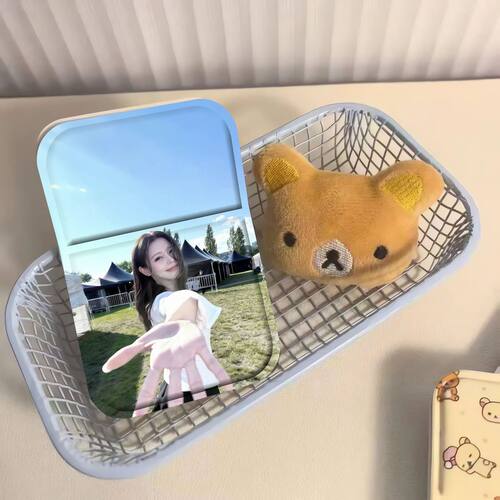 赵美延周边便携折叠翻盖化妆镜