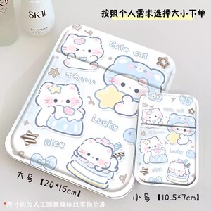小鱼猫猫可爱折叠便携桌面化妆镜