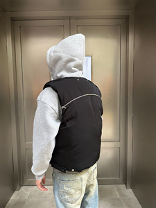 SKPN新款尼龙秋冬加厚保暖棉服马甲宽松情侣美式机能cleanfit外套