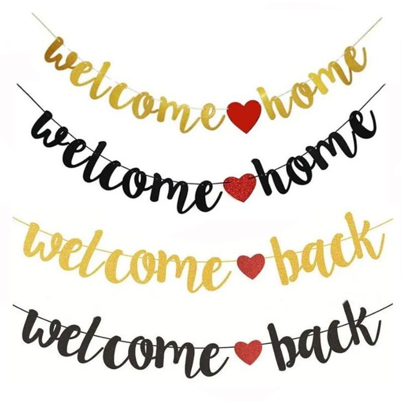 welcomehomeback欢迎回家装饰