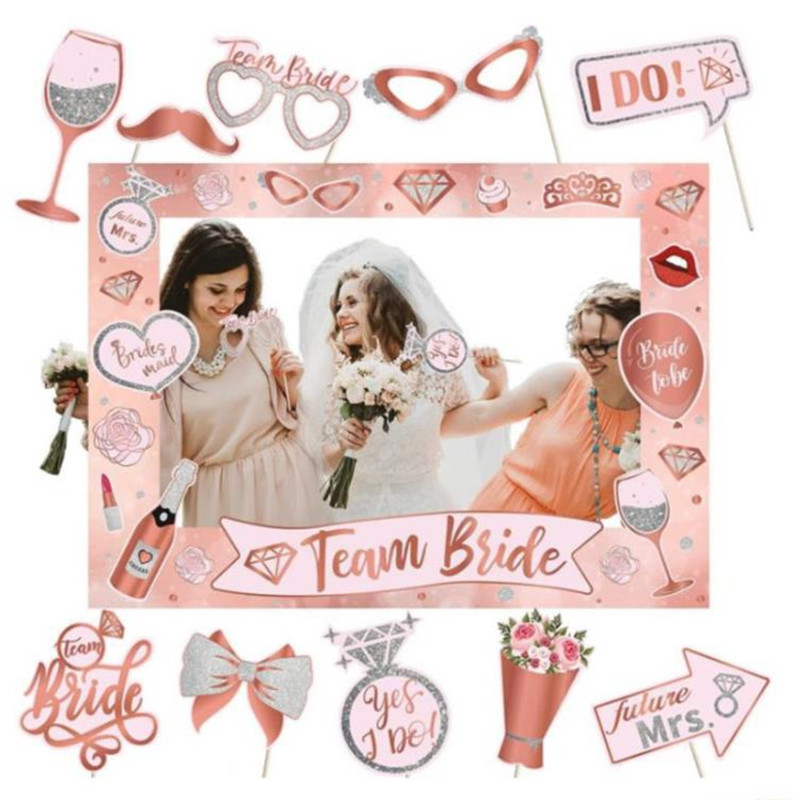 bridetobe单身手持拍照相框