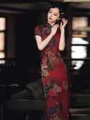 民国风气质高贵日常 2024年新款 老上海风旗袍出租繁花风格 复古长款