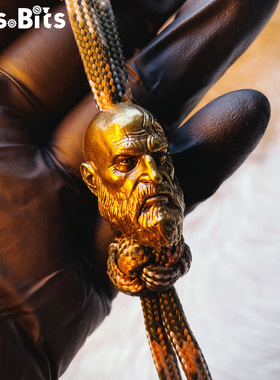 战神刀坠EDC折刀撬棍酷棍刀坠7芯9芯伞绳伞坠DIY弹弓坠推牌ppb坠