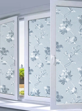 .玻璃防爆膜浴室淋浴房卫生间门窗户专用透明银行防碎钢化贴膜贴