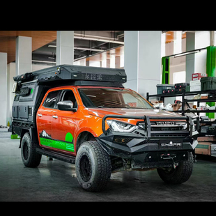 五十铃dmax改装前杠牧游侠后杠改装保险杠竞技杠皮卡牛栏前护杠