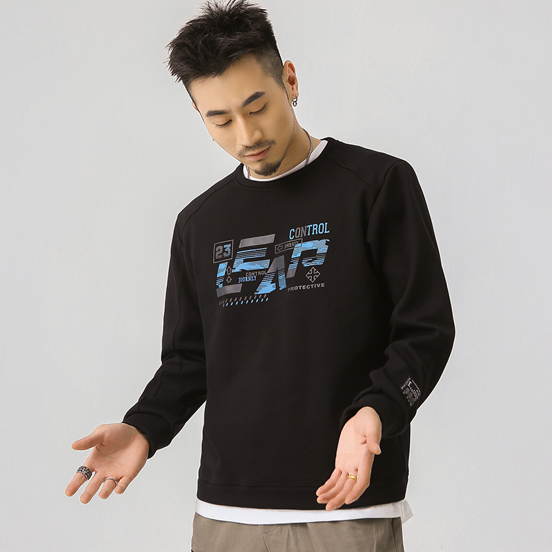 户外运动抓绒衣加绒保暖卫衣男款