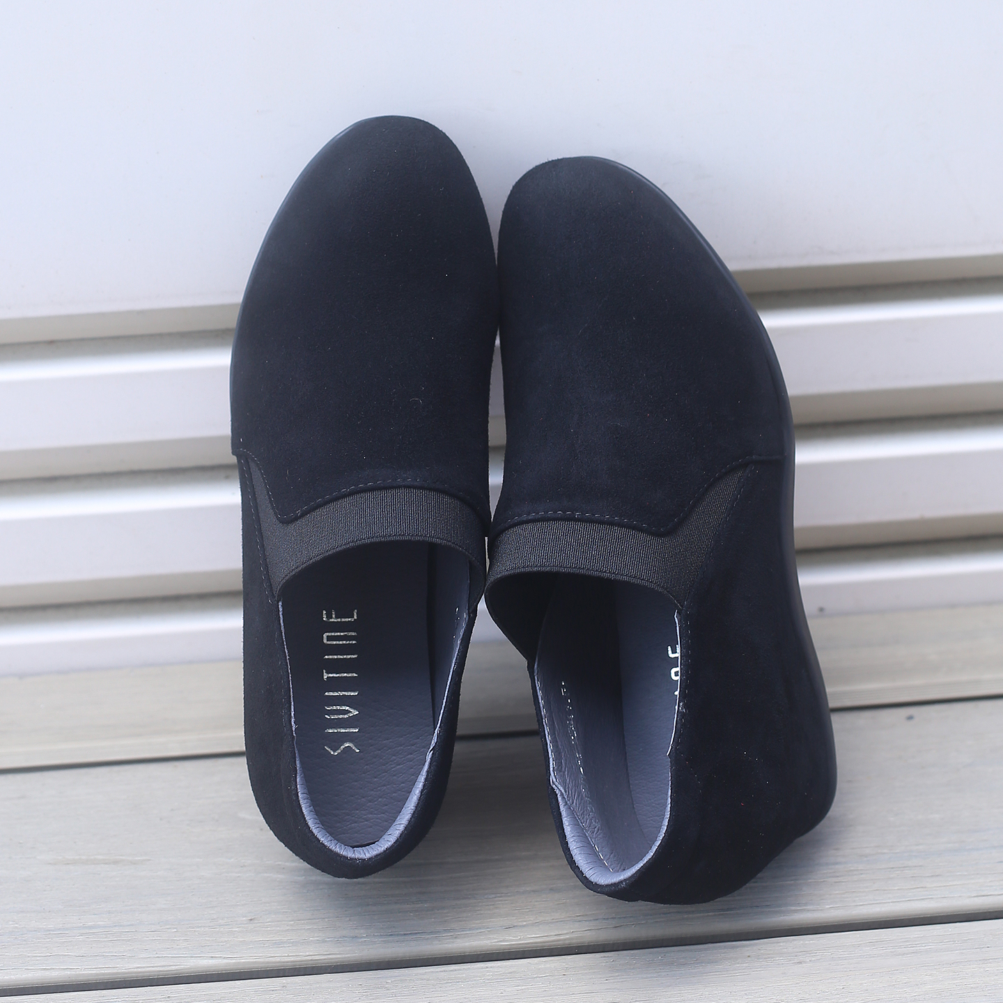 不累脚内增高单鞋软皮软底真皮