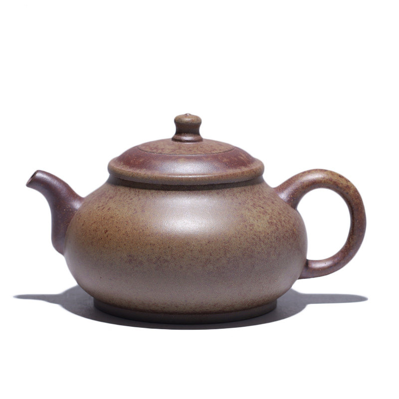 吉羊柴烧 宜兴紫砂壶茶壶 原矿本山绿泥玉樽210ml