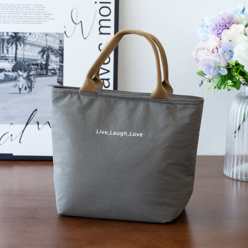 集物优品通勤日式简约手提包布包