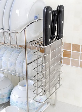 SDR厨房刀架挂件 304不锈钢挂式刀架（碗架配件，不适合单用）