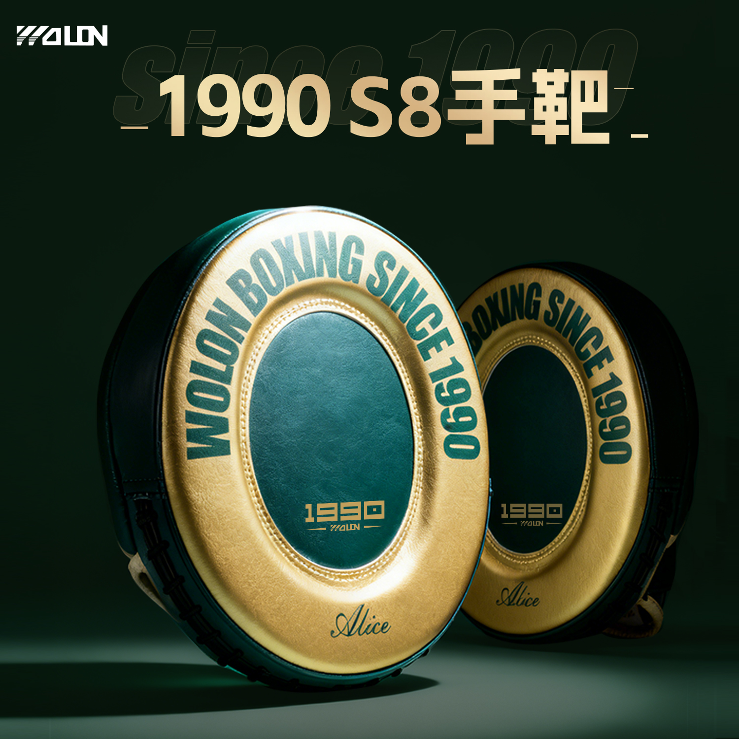 五龙拳击手靶跆拳道散打训练器材格斗陪练靶具成人儿童弧形拳靶