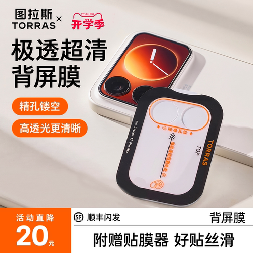 新背屏膜！镜头镂空+防指纹+防摔