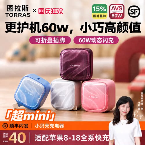 【AVS60W】护18电池防过充小巧