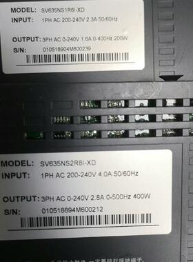 库存全新SV635NS1R6I-XD汇川SV635NS2R8I-XD需询价