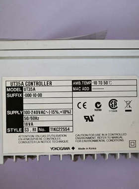 横河/YOKOGAWA温控UT35A-000-10-00,