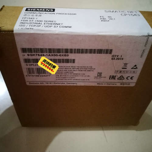 6GK7 543-1AX00-0XE0全新原标未拆封现货实图