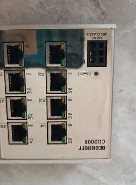 BECHOFF模块CU2008，实物图，看好再拍。