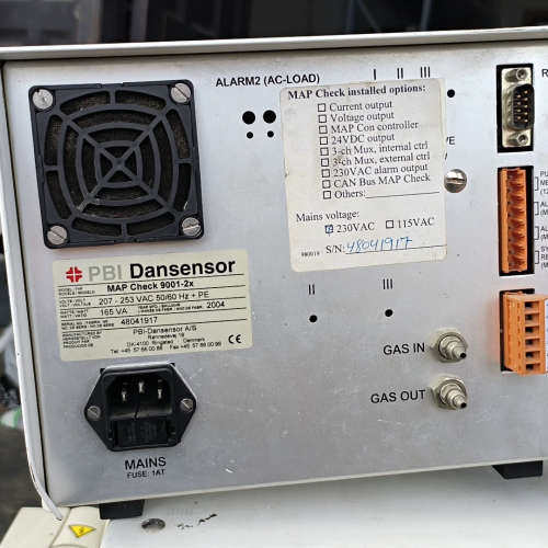 PBI DANSENSOR MAP Check 9000-2