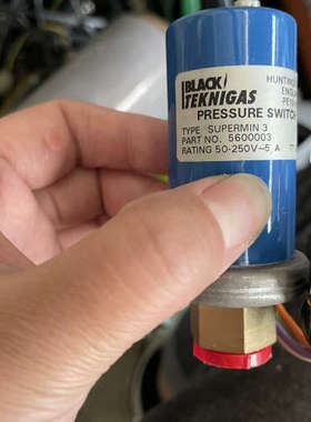 BLACK TEKNIGAS 压力开关 实物拍摄，成色如图，
