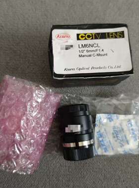Kowa日本全新工业 LM6NCL F1.4 1/2靶面
