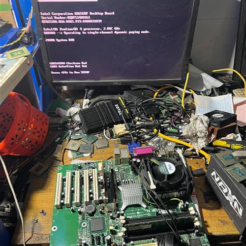 库存全新D865GBF/D865PERC 工控主板 拆机充新原需询价