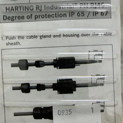 库存全新德国Harting哈丁连接器  09352260401 数量需询价