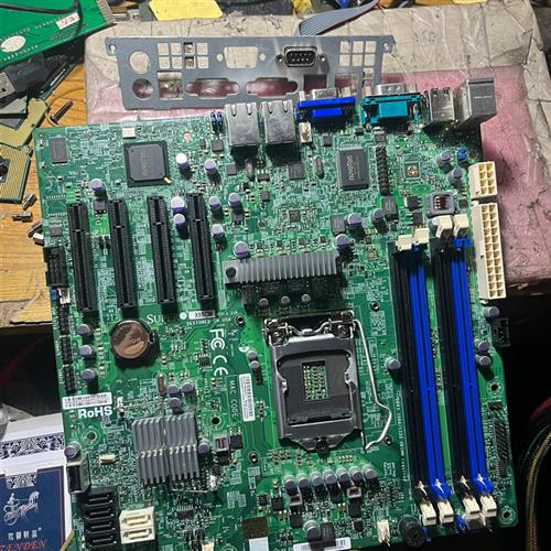 库存全新X9SCM拆机原装成色漂亮功能一切正常1155针支需询价