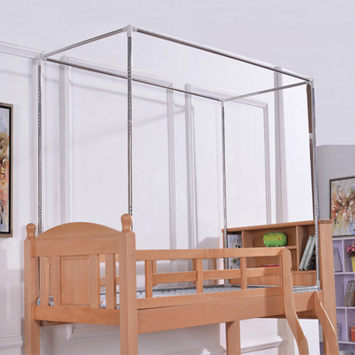 子母床双层床不锈钢全框高低蚊帐