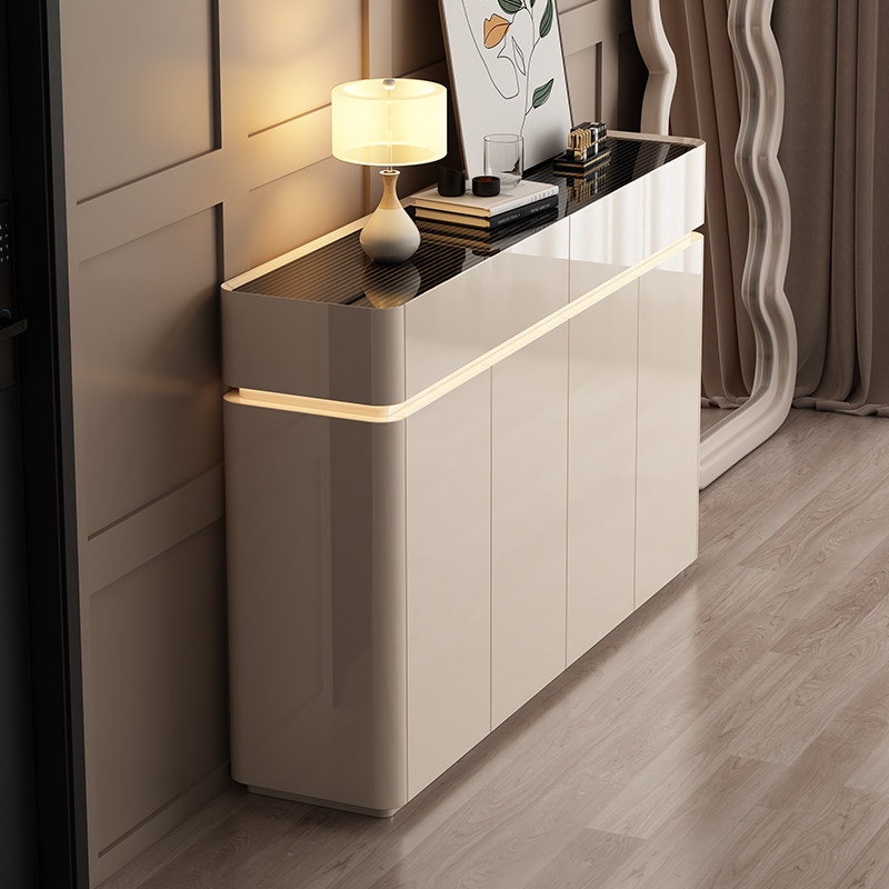 轻奢烤漆高端入户鞋柜家用门口新款2024爆款收纳柜一体靠墙玄关柜,住宅家具,鞋柜,淘宝优惠券,粉丝福利购,淘宝优惠卷