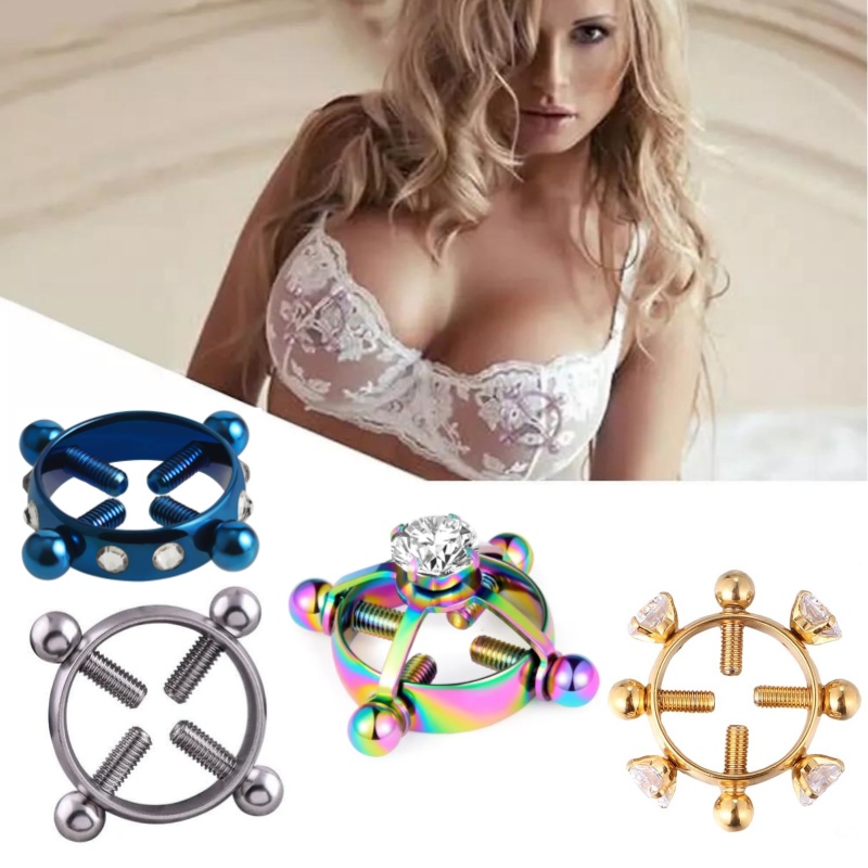 无需穿孔饰品欧美乳钉