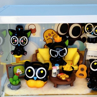 罗小黑战记周边可爱Q版5cm【PVC】玩具摆件自制bjd人偶礼物