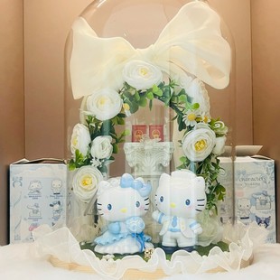 小甜豆泡泡玛特永生花POPMART有关爱的语言新婚圣诞节礼物送女友