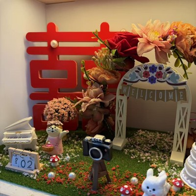 蜡笔小新结婚新婚礼物送新人礼品